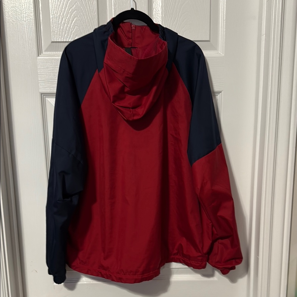 Adidas Red and Black Windbreaker Jacket Women’s 2xl - Picture 3 of 3